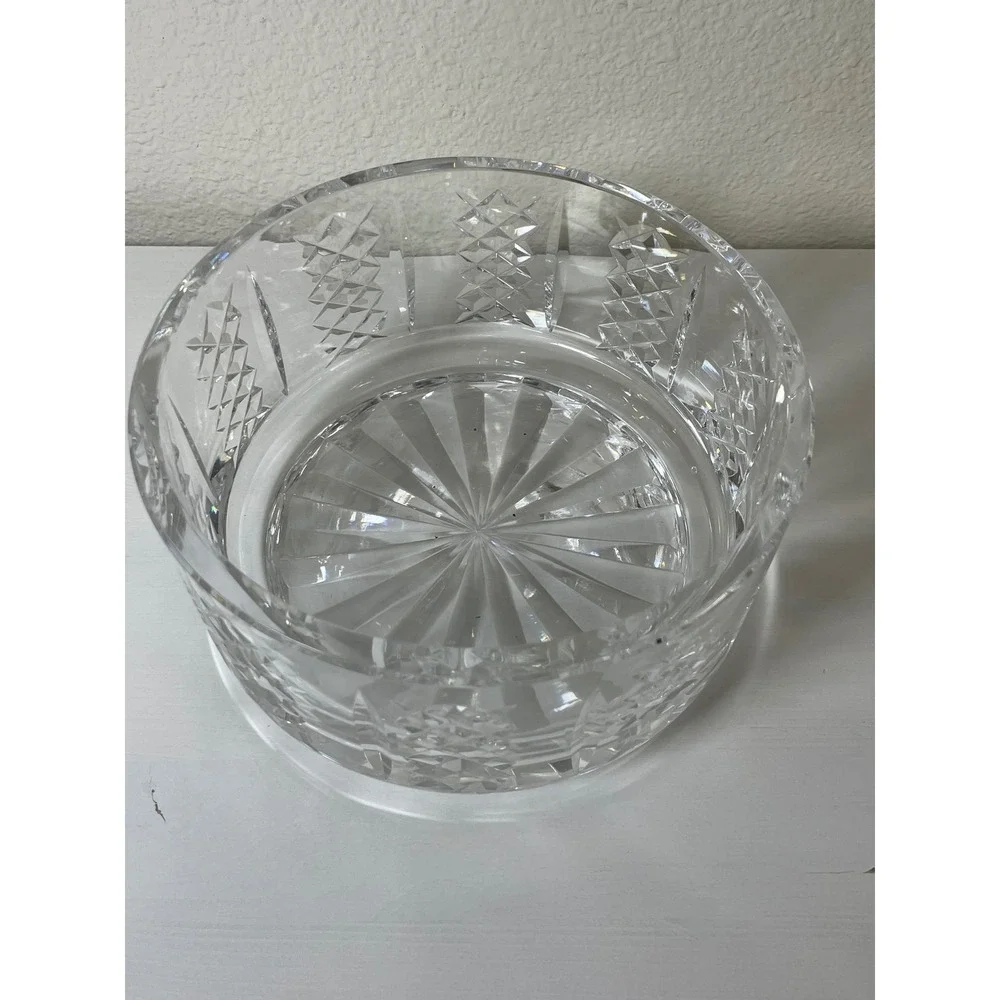 Waterford‎ Crystal Lismore Round Serving Bowl 7in Clear Excellent Cut Glass